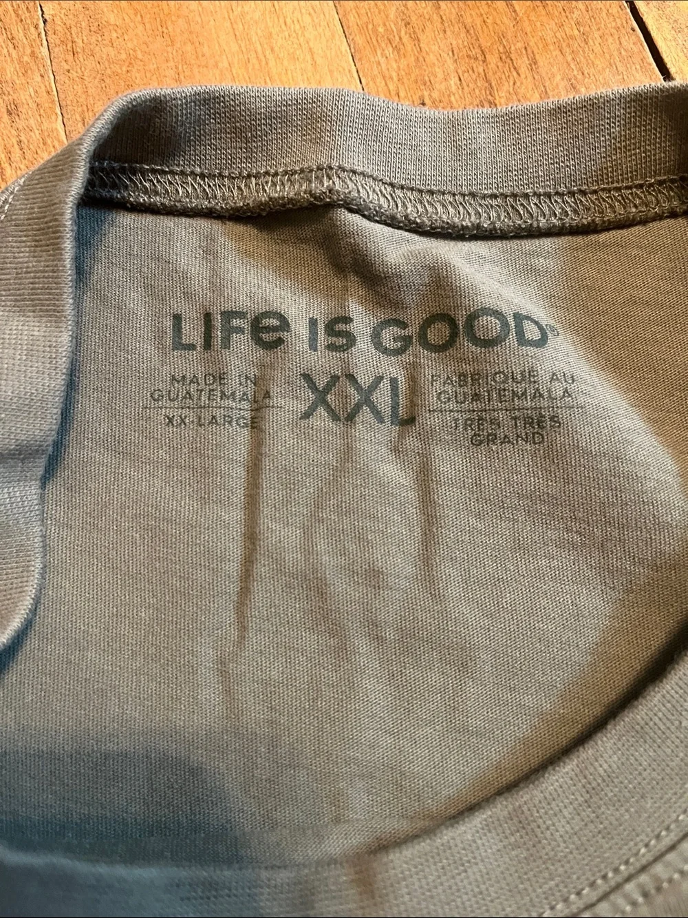 Life Is Good Olive Green Outdoor Graphic Tee - Picture 3 of 6